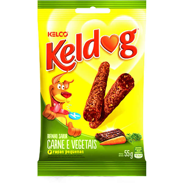 Keldog Bifinho Carne e Vegetais 55gr