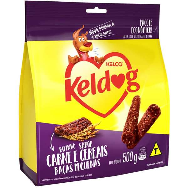 Keldog Bifinho Criad. Carne e Cereais 500gr