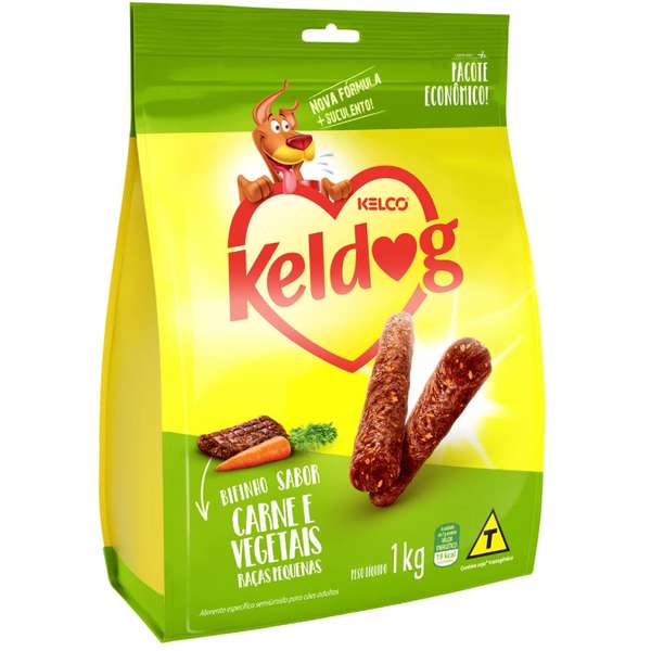 Keldog Bifinho Criad. Carne e Vegetais 1kg