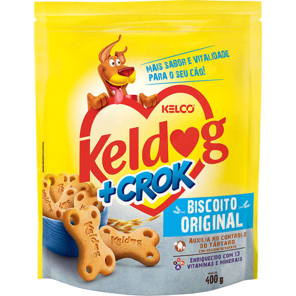 Keldog Biscoito +Crock Original 400gr