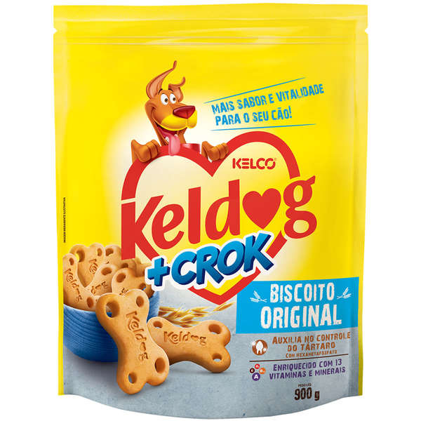 Keldog Biscoito +Crock Original 900gr