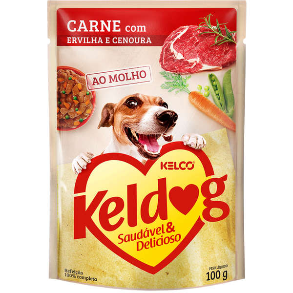 Keldog Sachê Carne, Ervilha e Cenoura 100g