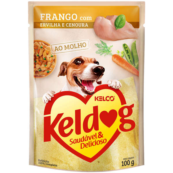 Keldog Sachê Frango, Ervilha e Cenoura 100g