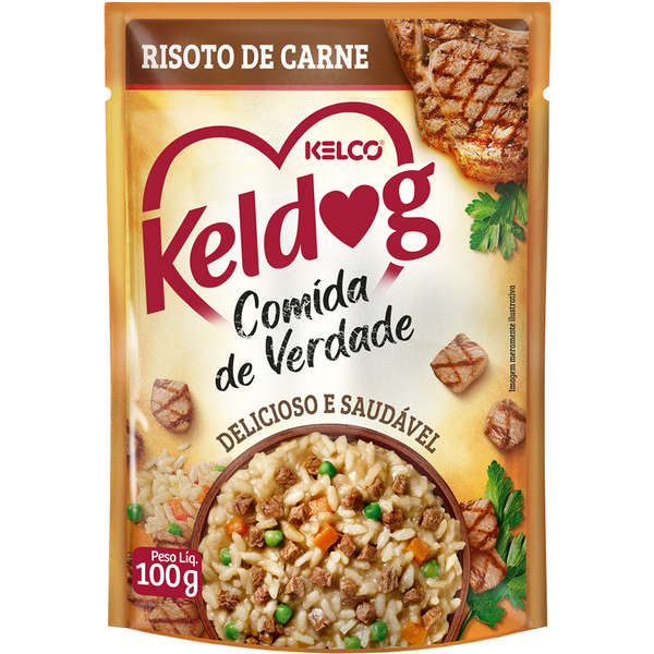 Keldog Sachê Risoto Carne 100g