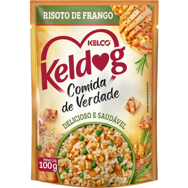 Keldog Sachê Risoto Frango 100g