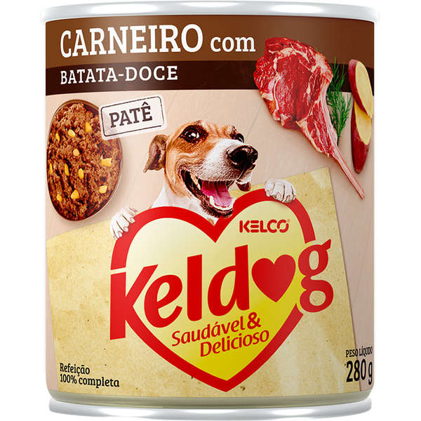 Keldog Lata Carneiro e Batata Doce 280gr