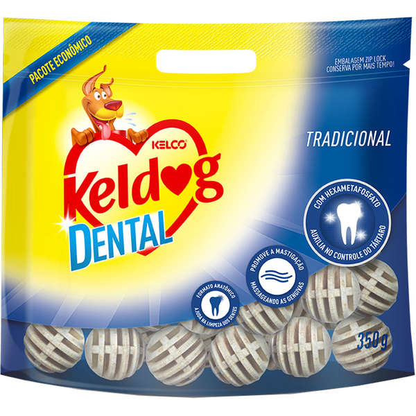 Keldog Osso Dental Bio Trad. Bolinha 350gr