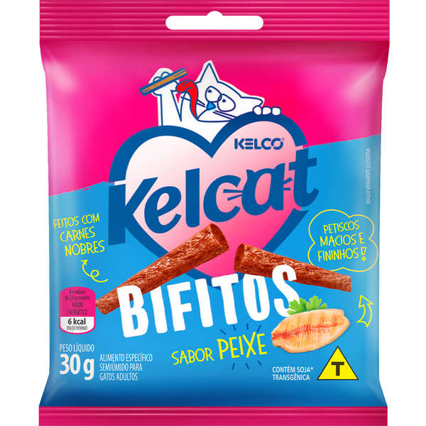 Kelcat Bifitos Peixe 30gr