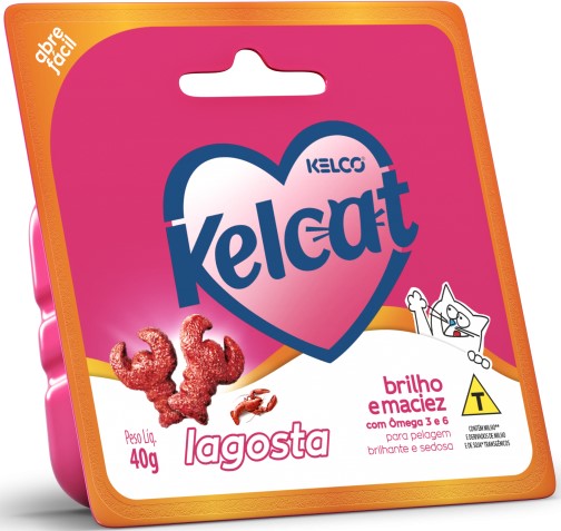 Kelcat Snack Termoformado Lagosta 40gr