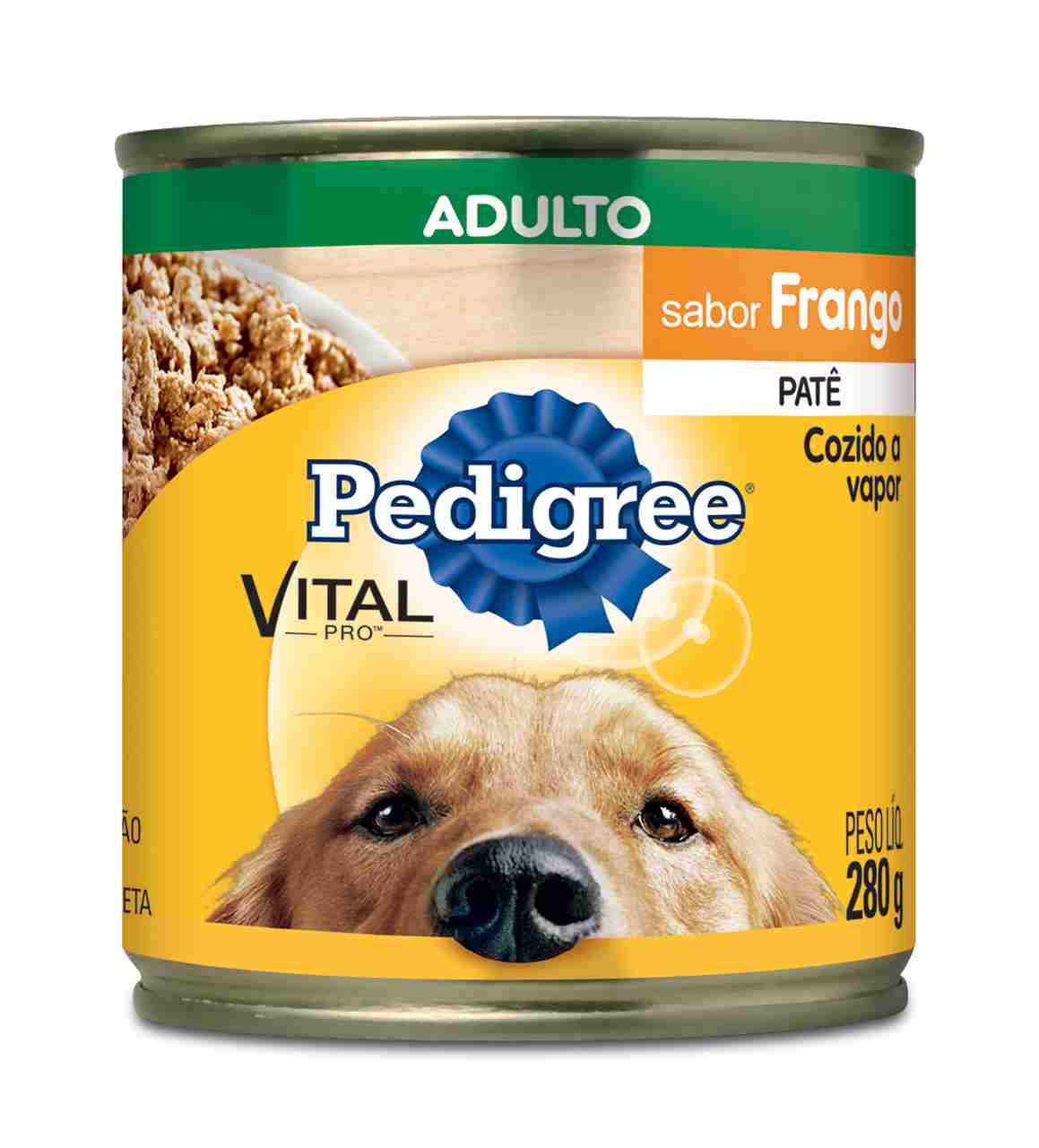 Ração Úmida Pedigree Lata Patê de Frango para Cães Adultos 280 g