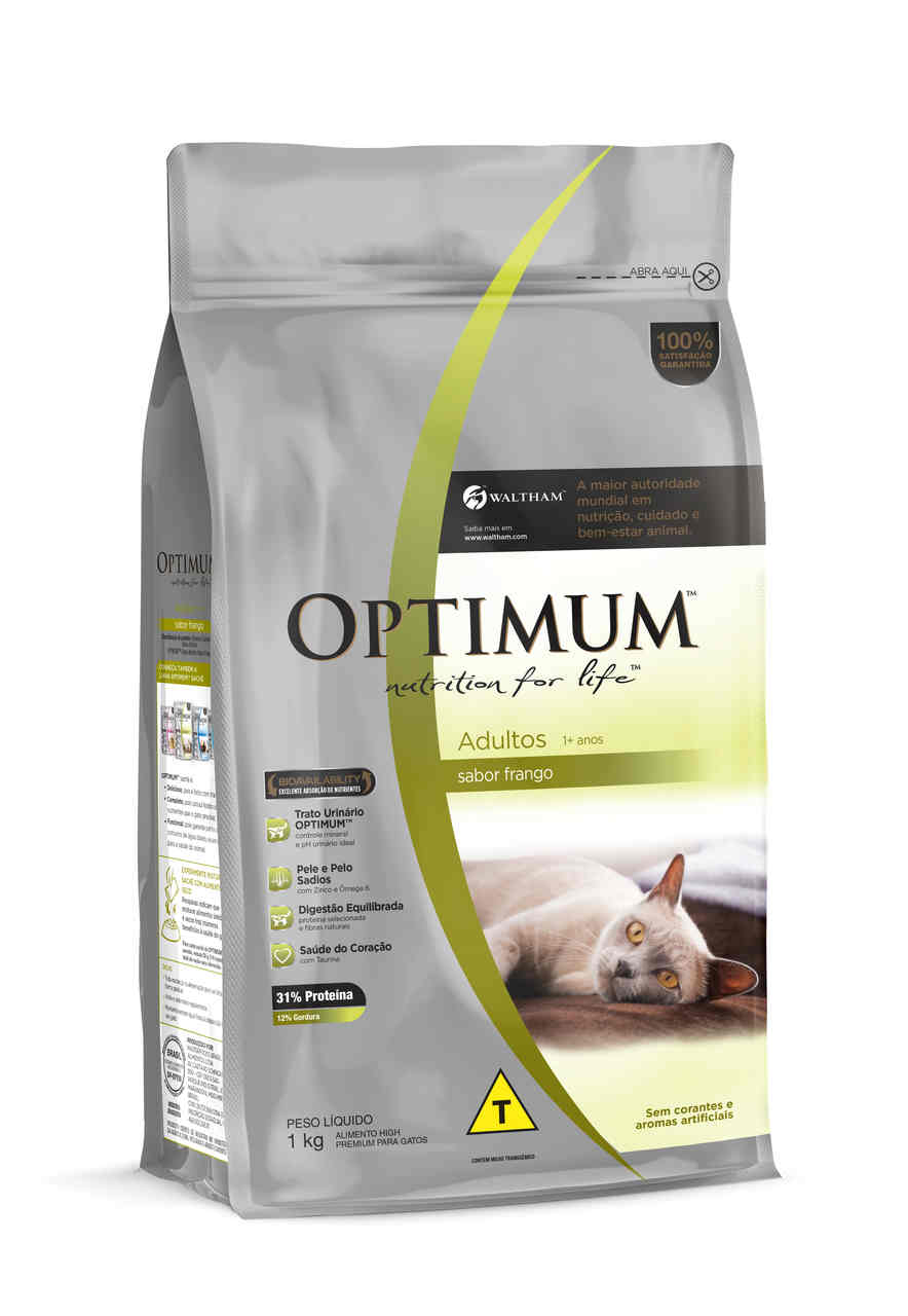 Optimum Gatos Adultos Frango 1 kg