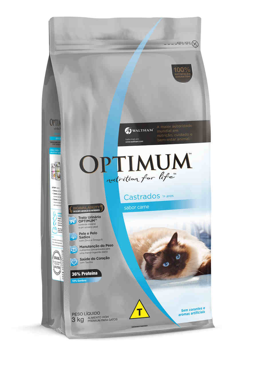 Optimum Gatos Adultos Castrados 3 kg