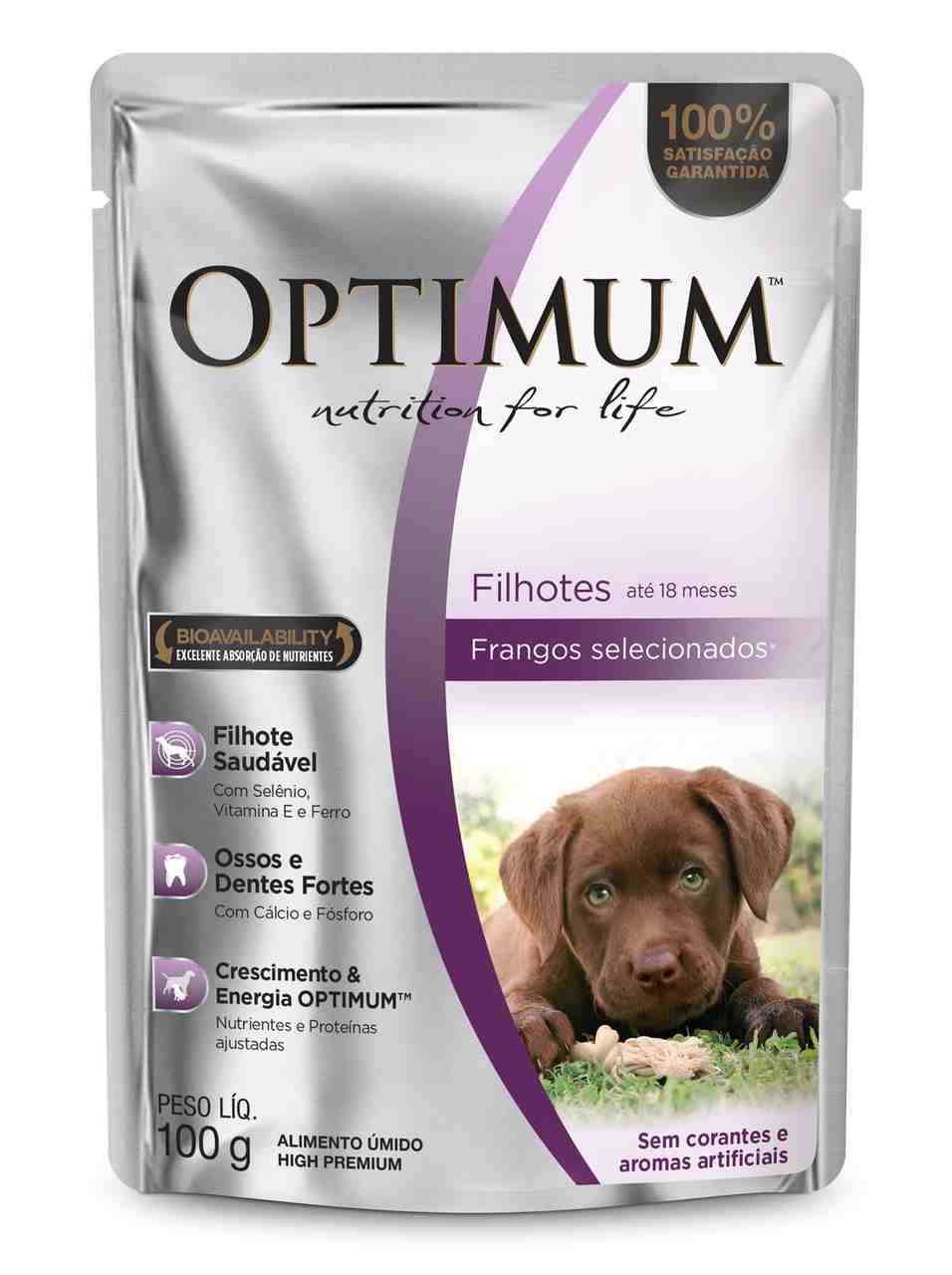 Optimum Sachê Cães Filhotes 