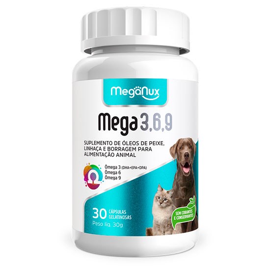 Mega 3,6,9 - 1000mg 30 Cáps - MegaNux