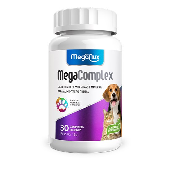 MegaComplex 500mg 30 comprimidos - Meganux