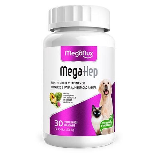 MegaHep 790mg 30 Comprimidos - Meganux